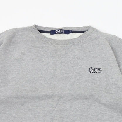 Cotton Traders Womens Grey   Pullover Jumper Size S