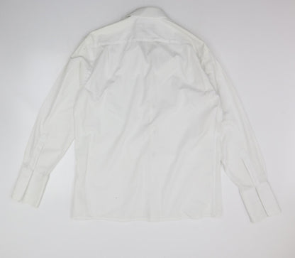 rocola Mens White    Button-Up Size 16