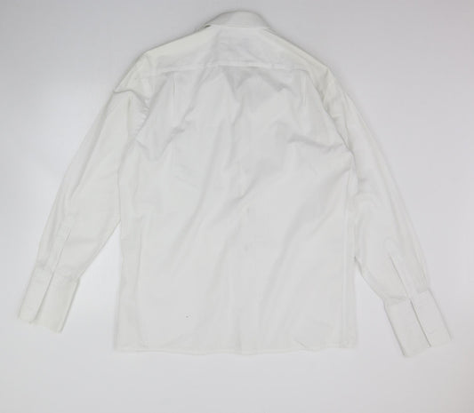 rocola Mens White    Button-Up Size 16