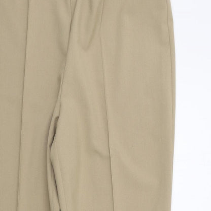 Womens UK Size 16 BM Regular Fit  Beige Trousers