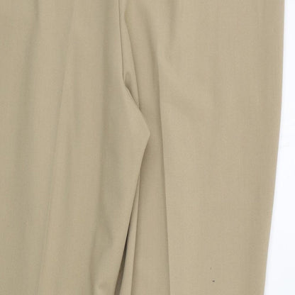Womens UK Size 16 BM Regular Fit  Beige Trousers