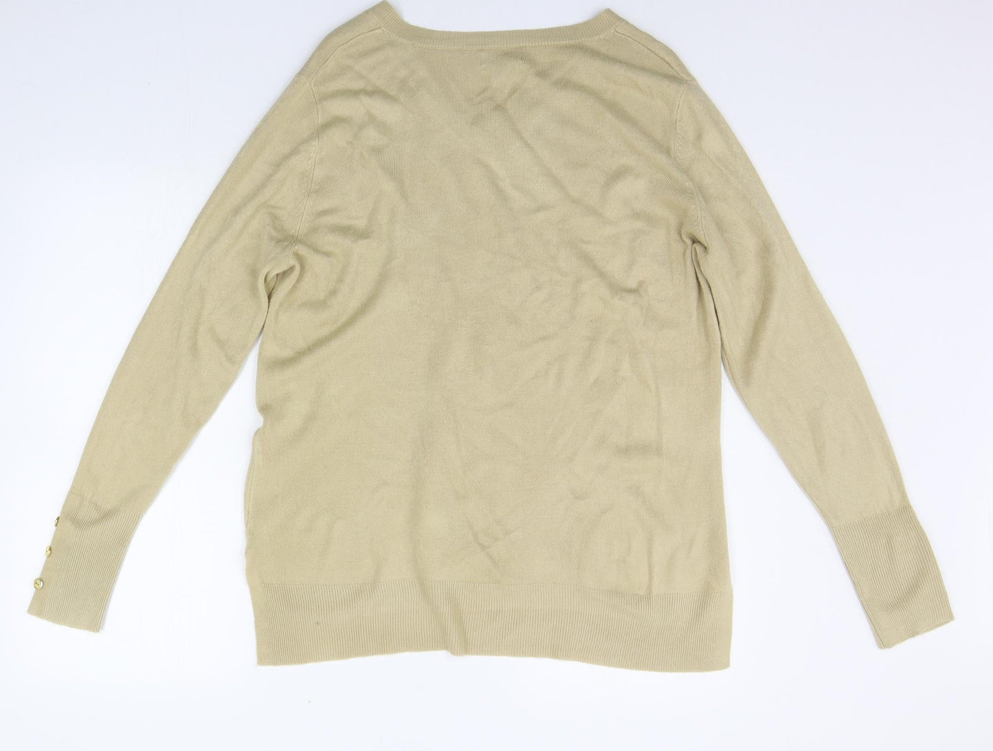 Primark Womens Black Houndstooth  Henley Jumper Size 14