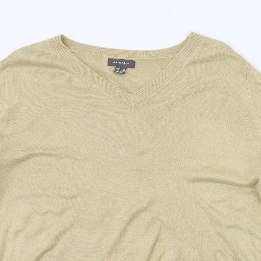 Primark Womens Black Houndstooth  Henley Jumper Size 14