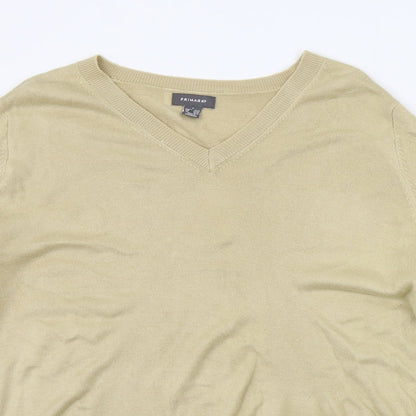 Primark Womens Black Houndstooth  Henley Jumper Size 14