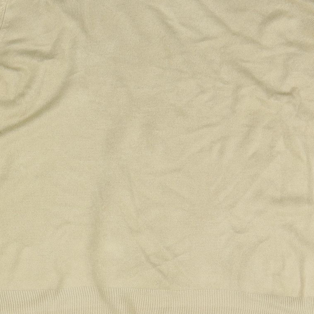 Primark Womens Black Houndstooth  Henley Jumper Size 14