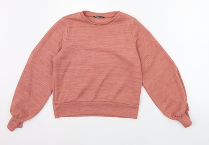 SheIn Womens Orange   Pullover Jumper Size S