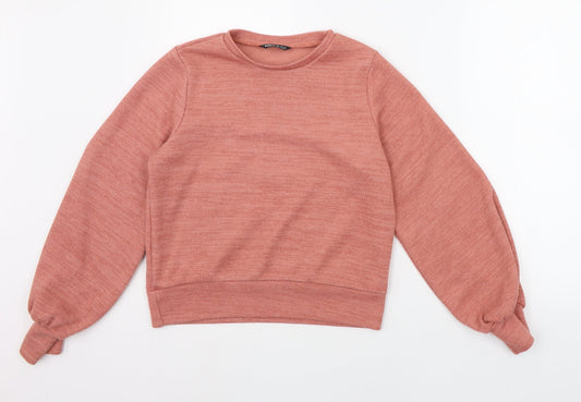 SheIn Womens Orange   Pullover Jumper Size S