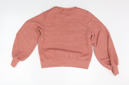 SheIn Womens Orange   Pullover Jumper Size S