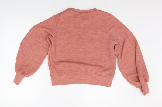 SheIn Womens Orange   Pullover Jumper Size S