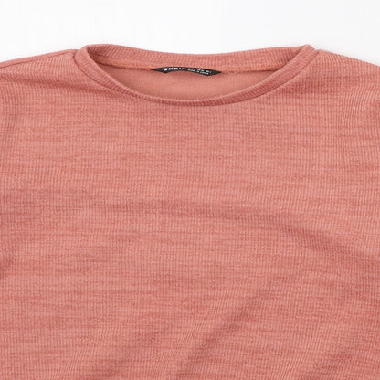 SheIn Womens Orange   Pullover Jumper Size S
