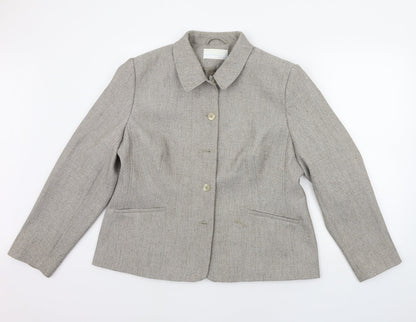 Womens UK Size 20 AMARANTO Grey Jacket