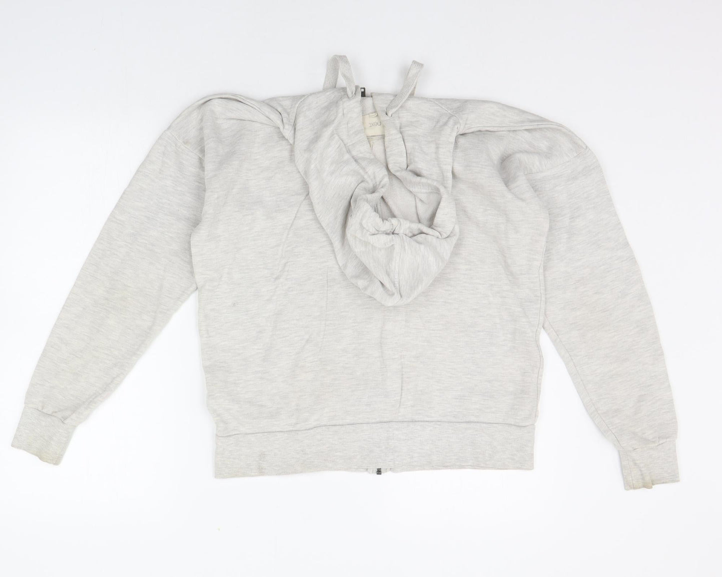 Womens UK Size 12 NEXT White Full Zip Jumper