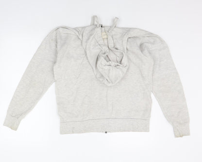 Womens UK Size 12 NEXT White Full Zip Jumper