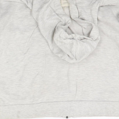 Womens UK Size 12 NEXT White Full Zip Jumper