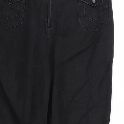 hoxton chic Womens Black    Trousers Size 14 L27 in
