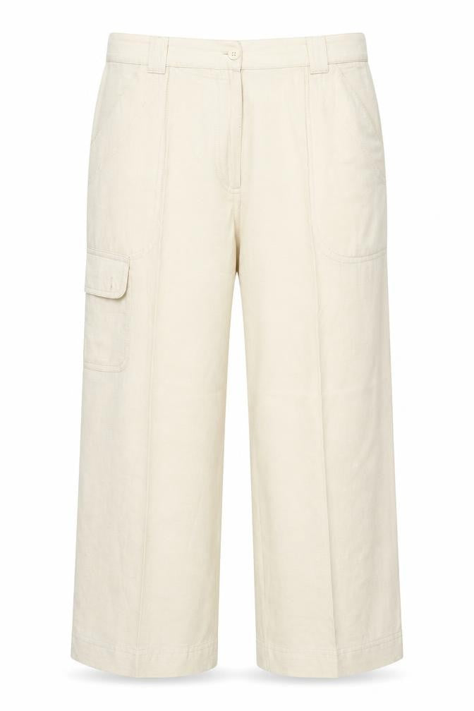Womens UK Size 14 casual comfort Regular Fit  Beige Trousers