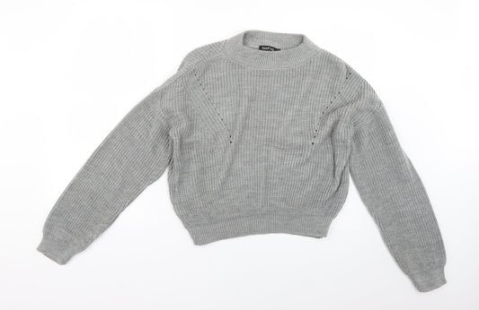 Boohoo Womens Grey    Jumper Size L