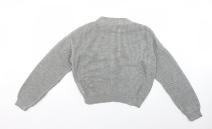 Boohoo Womens Grey    Jumper Size L
