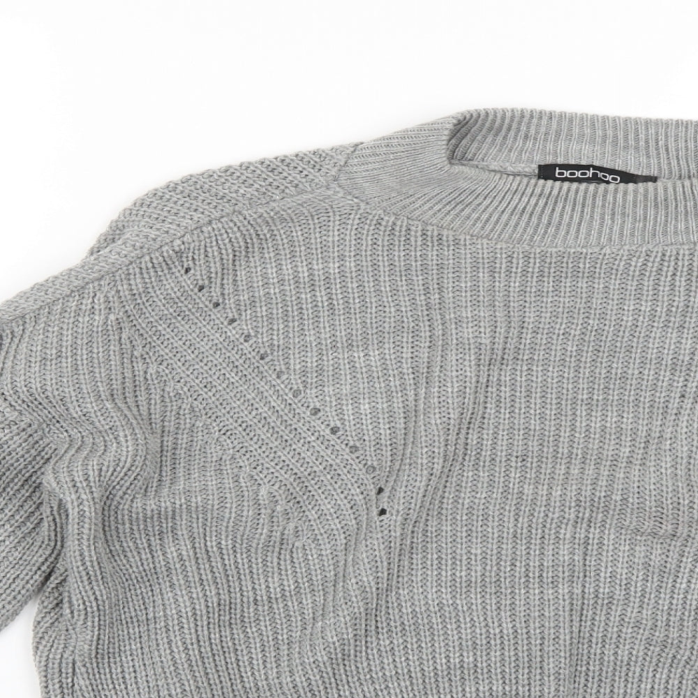 Boohoo Womens Grey    Jumper Size L