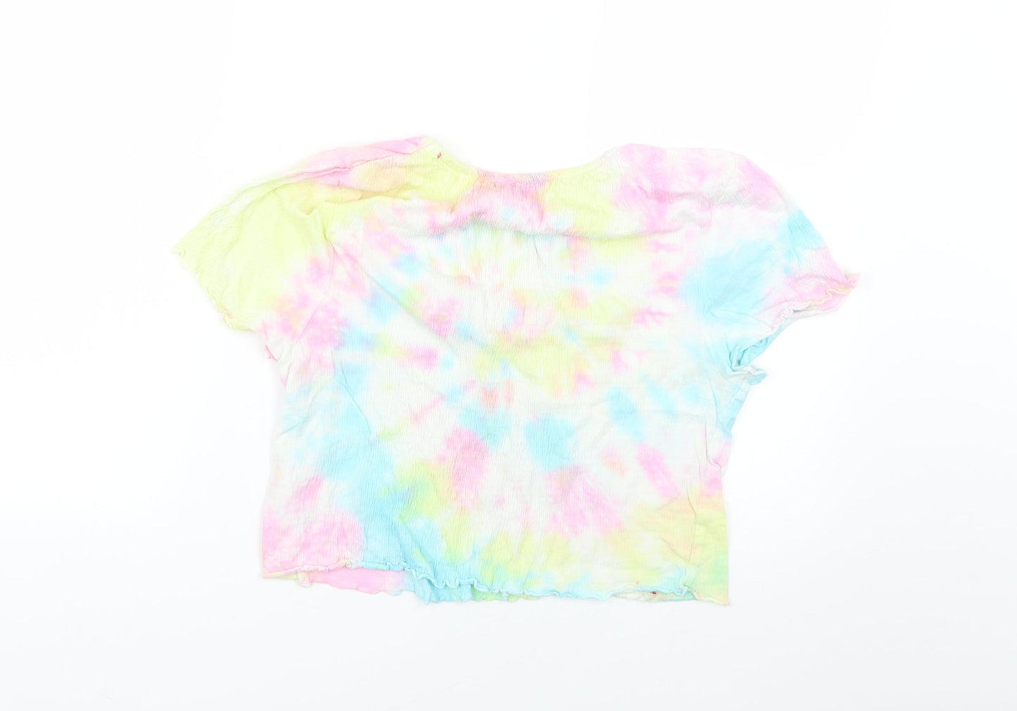 Primark Womens Multicoloured Geometric  Tunic T-Shirt Size 6