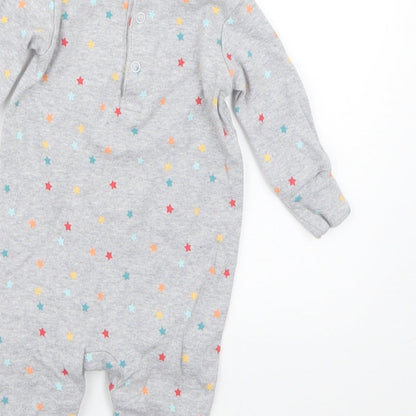 Matalan Baby Grey Geometric  Babygrow One-Piece Size 0-3 Months