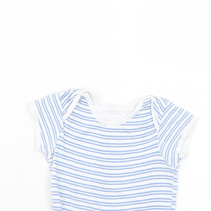 Primark Baby Multicoloured Striped  Babygrow One-Piece Size 12-18 Months