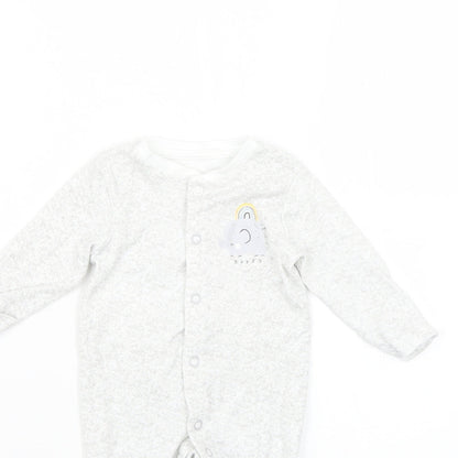 Primark Baby Grey Geometric  Babygrow One-Piece Size 0-3 Months
