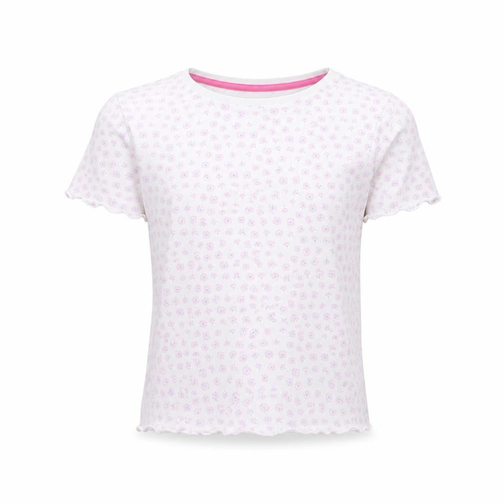 Matalan Girls Purple Floral  Basic Blouse Size 8 Years