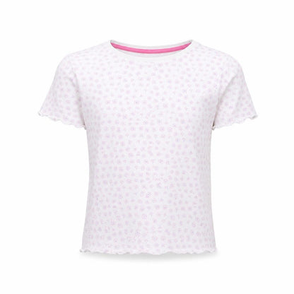 Matalan Girls Purple Floral  Basic Blouse Size 8 Years