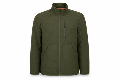 Mens UK Size 42 crivet Green Overcoat