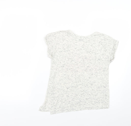 Matalan Girls Grey   Basic T-Shirt Size 10-11 Years