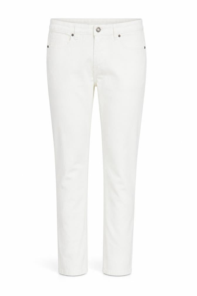 Womens UK Size 32 Denim & Co. Regular Fit Skinny White Jeans