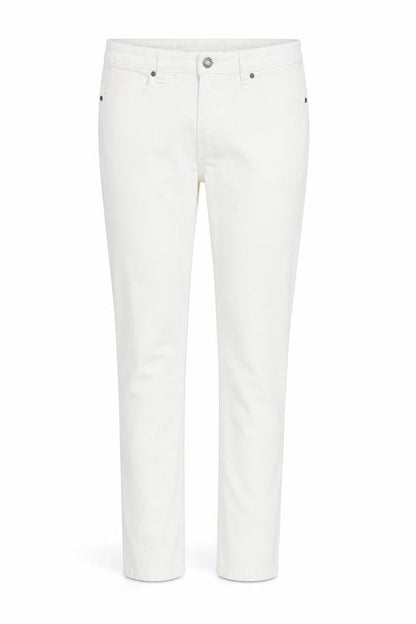 Womens UK Size 32 Denim & Co. Regular Fit Skinny White Jeans