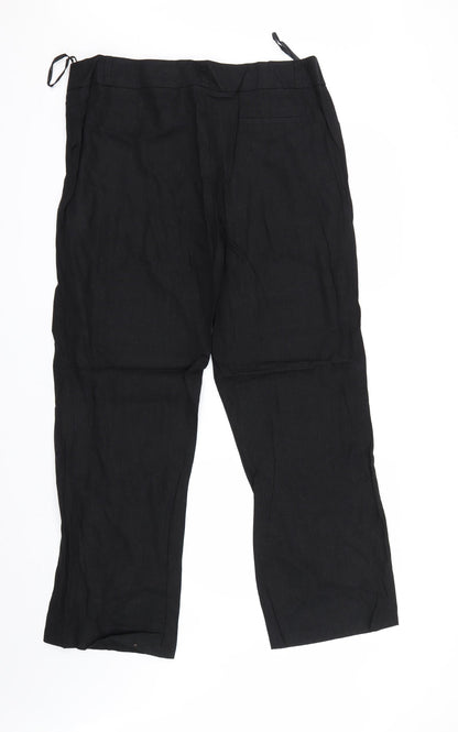 F&F Womens Black   Trousers  Size 16 L30 in