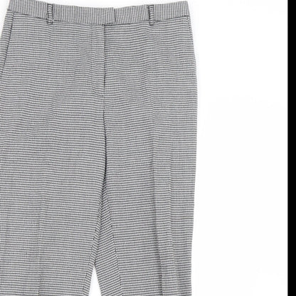 Papaya Womens Multicoloured Houndstooth  Trousers  Size 12 L25 in