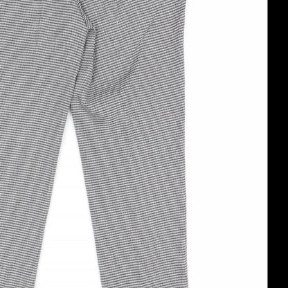 Papaya Womens Multicoloured Houndstooth  Trousers  Size 12 L25 in