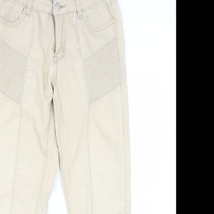 Valley Girl Womens Beige  Denim Skinny Jeans Size 8 L29 in