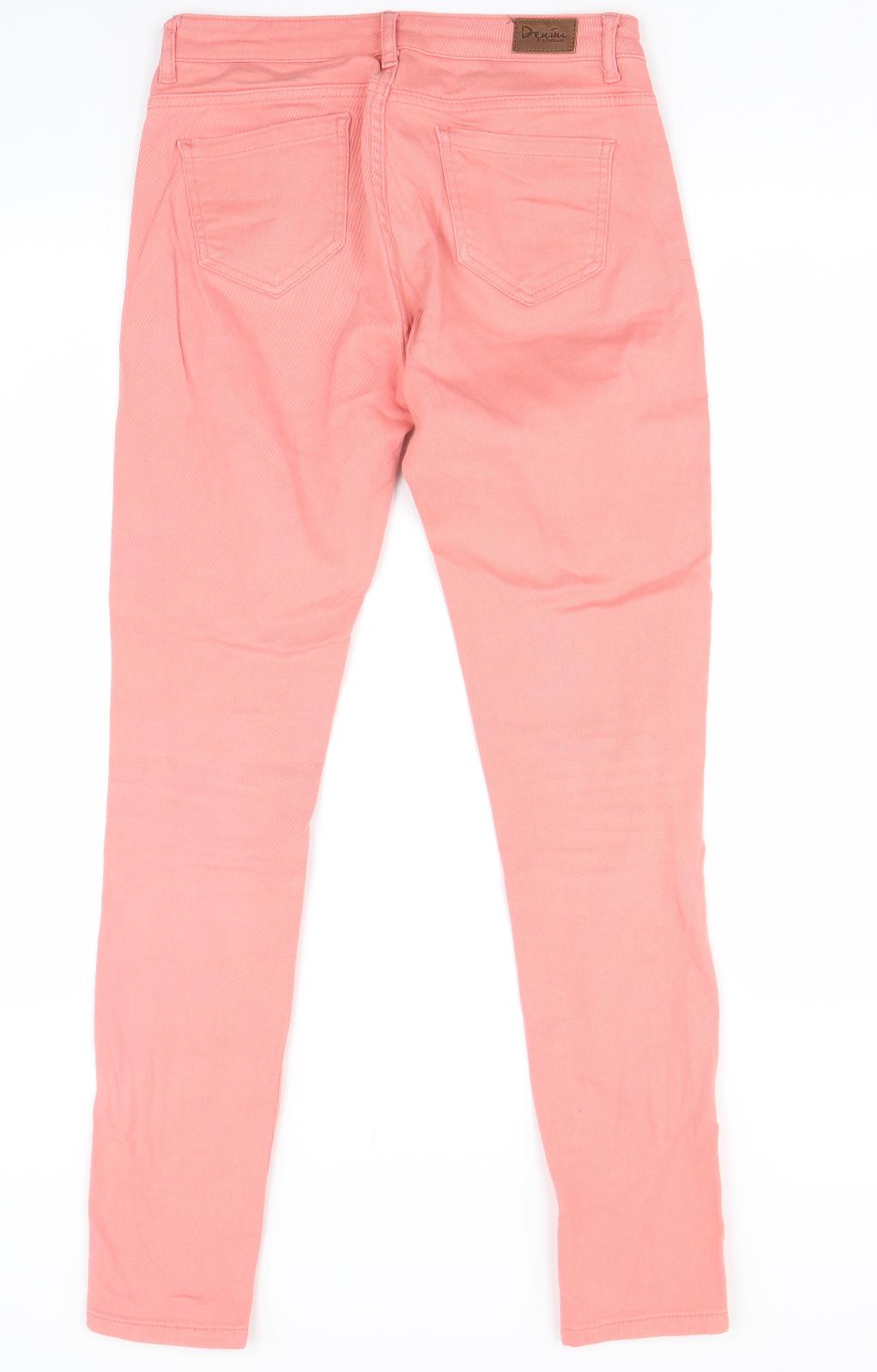 Sutherland Womens Pink  Denim Skinny Jeans Size XS L30 in