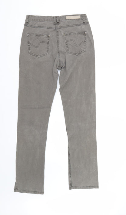 Intown Mens Green  Denim Straight Jeans Size 28 L30 in