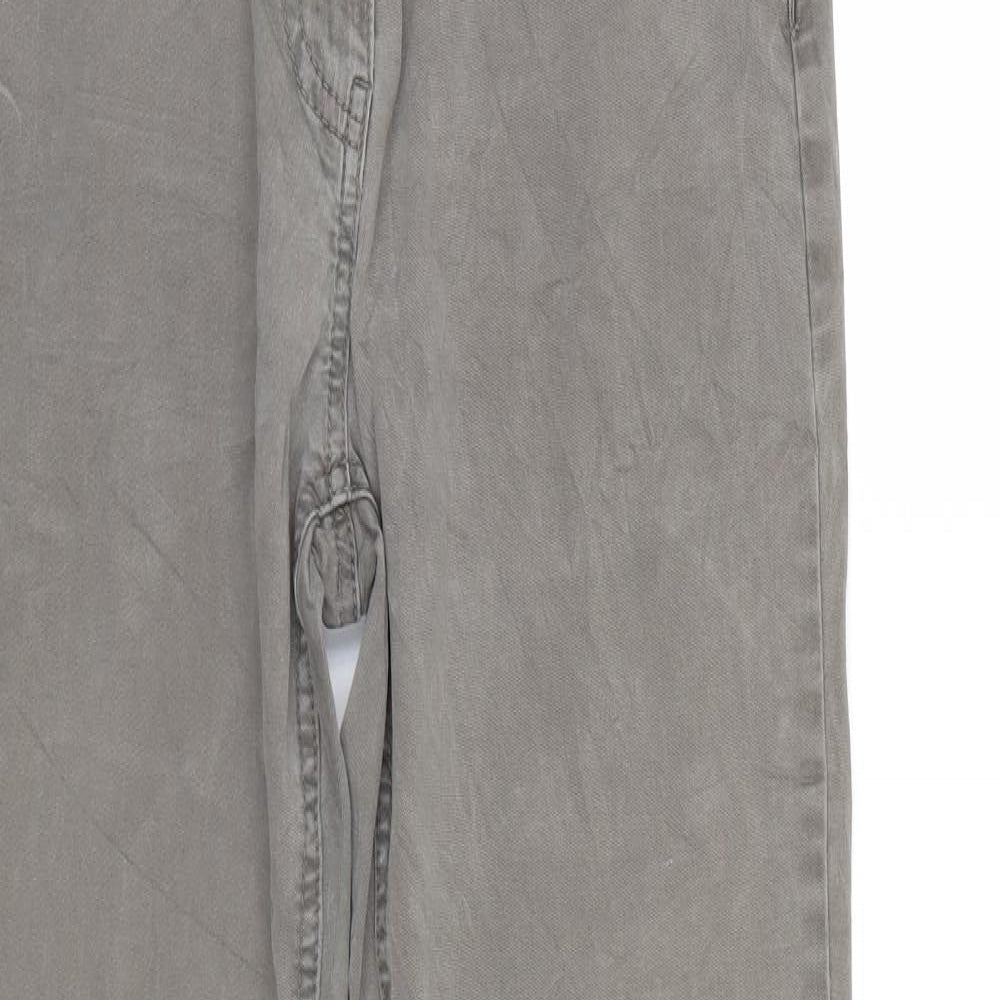 Intown Mens Green  Denim Straight Jeans Size 28 L30 in