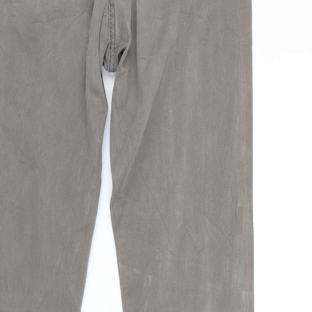 Intown Mens Green  Denim Straight Jeans Size 28 L30 in