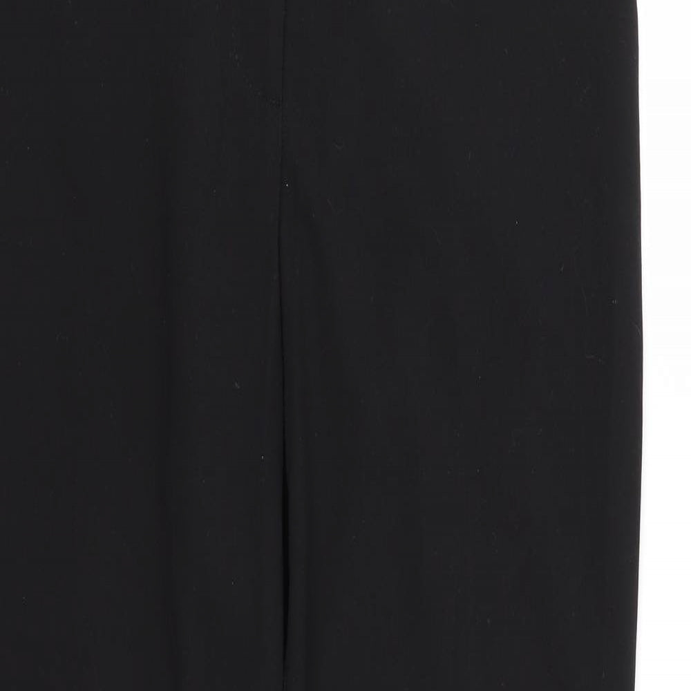 Womens UK Size 12 ASOS Regular Fit  Black Trousers