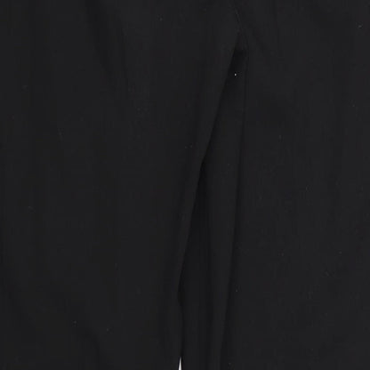 Womens UK Size 12 ASOS Regular Fit  Black Trousers