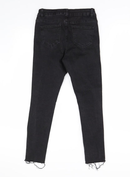 New Look Girls Black  Denim Skinny Jeans Size 12 Years