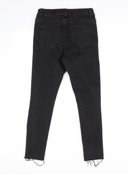 New Look Girls Black  Denim Skinny Jeans Size 12 Years