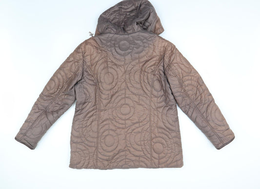 Womens UK Size 14 Finesse Brown Jacket