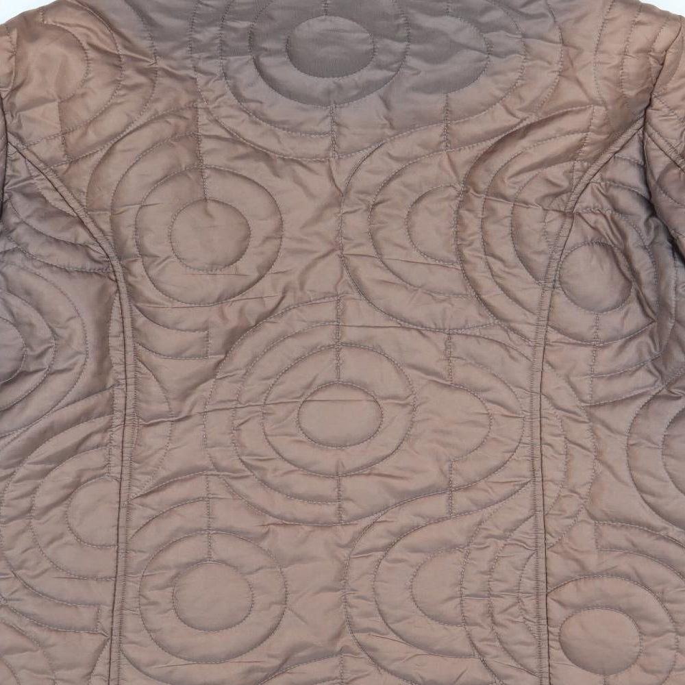 Womens UK Size 14 Finesse Brown Jacket