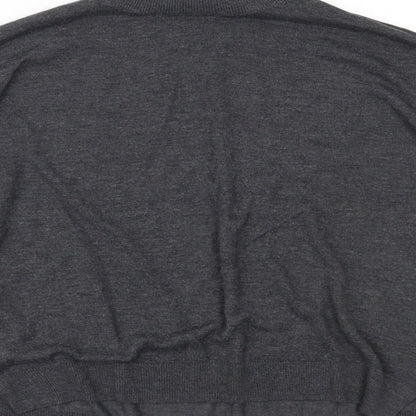 Womens UK Size 12 Dorothy Perkins Grey Basic Blouse