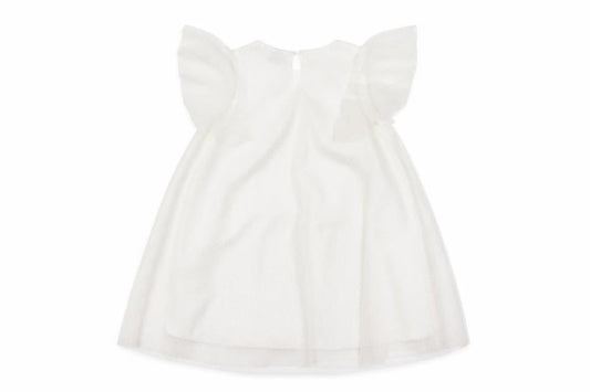 Little Kids Girls White   Fit & Flare  Size 5-6 Years