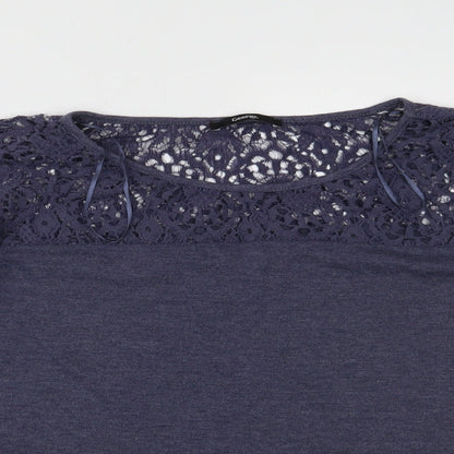 George Womens Blue   Basic Blouse Size 10